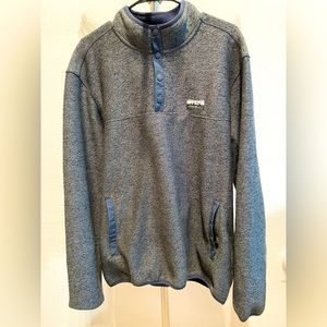 Eddie Bauer - Quarter Snap Fleece - Navy